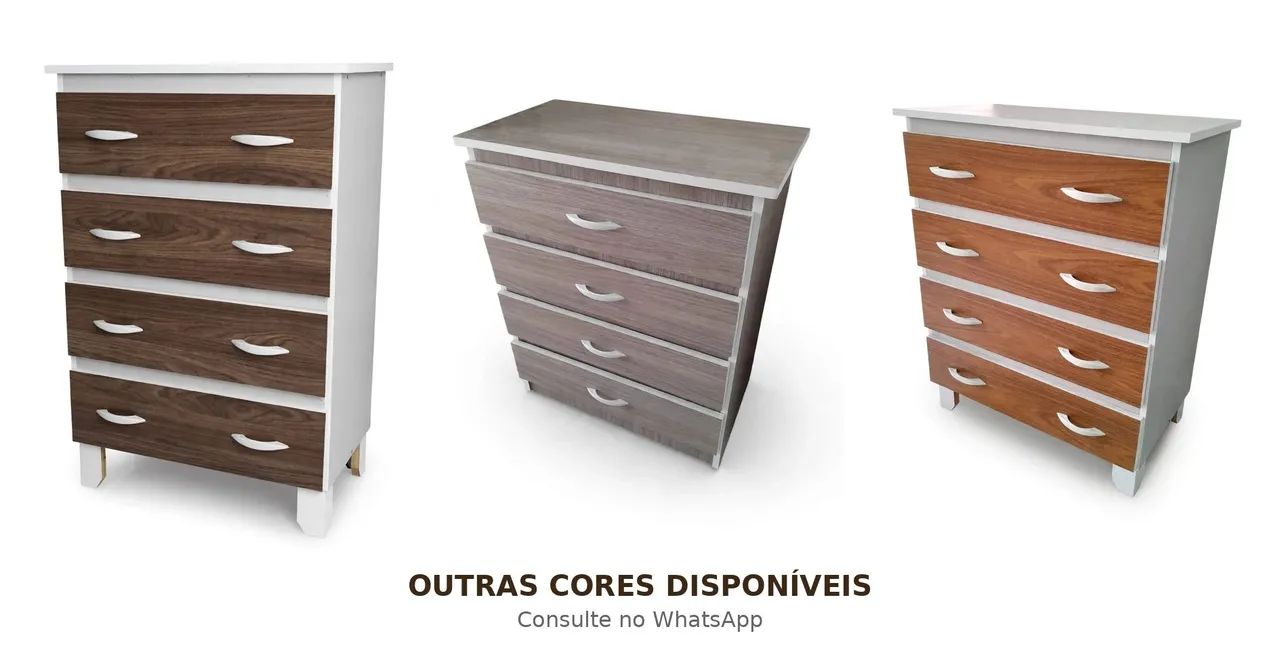 Cômodas Novas 5 gavetas  - Foto 4