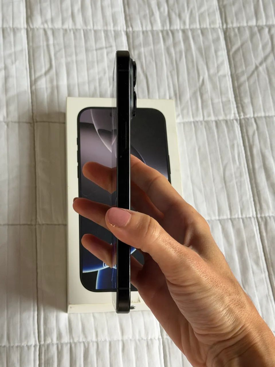 iPhone 16 Pro Max 512 GB Preto Excelente estado Caixa Original com película e capa  - Foto 2