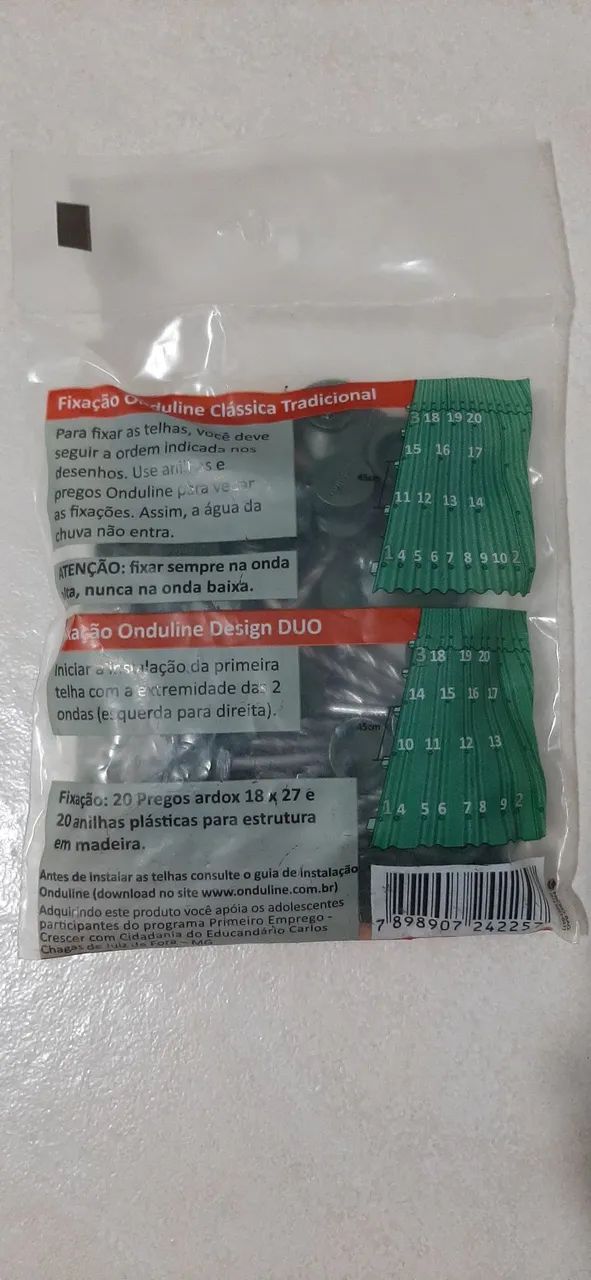 Kit 20 pregos para telha - Foto 2