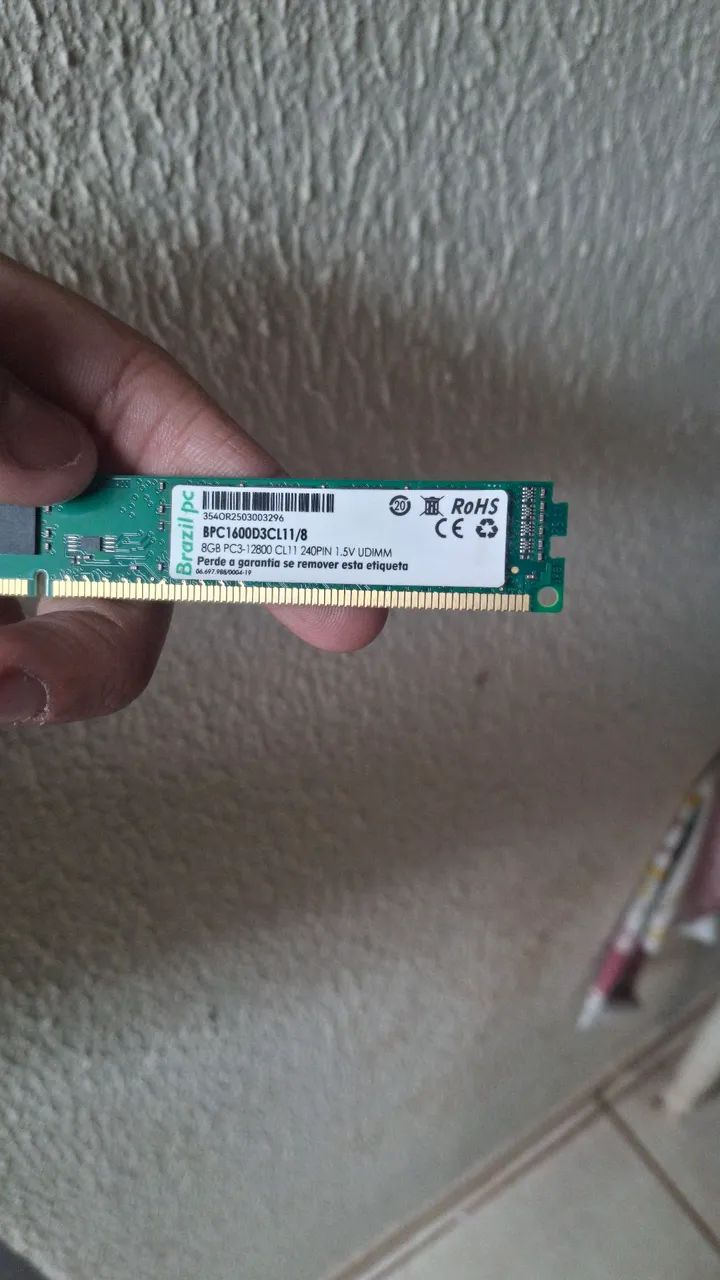 Memoria RAM ddr3 - 8gb