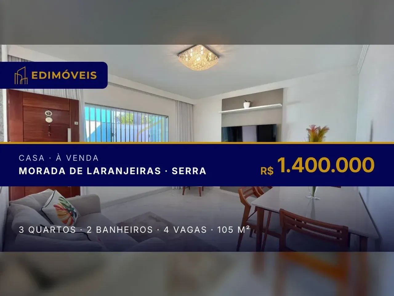 Linda Casa Linear em Morada de Laranjeiras  Totalmente Reformada e Pronta para Morar!
