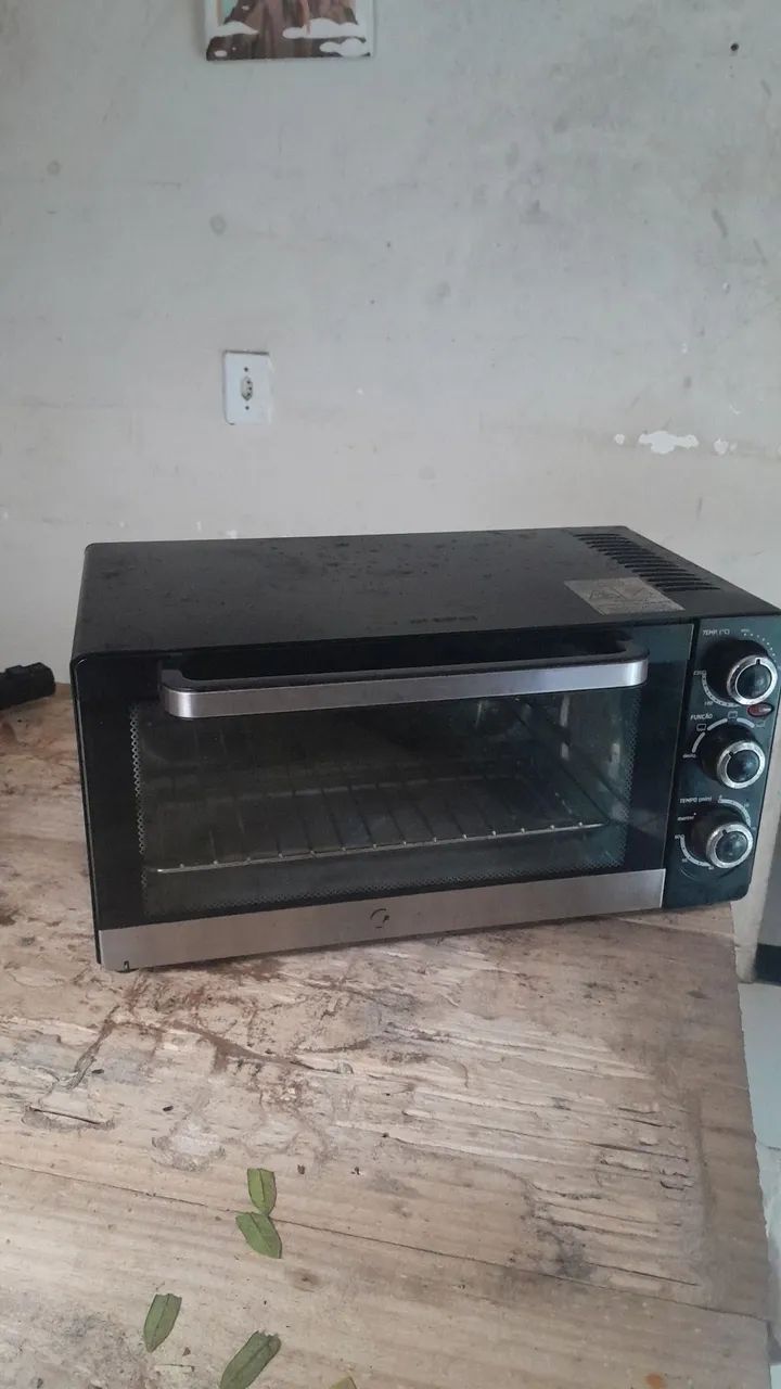 Forno elétrico midea funcionando 
