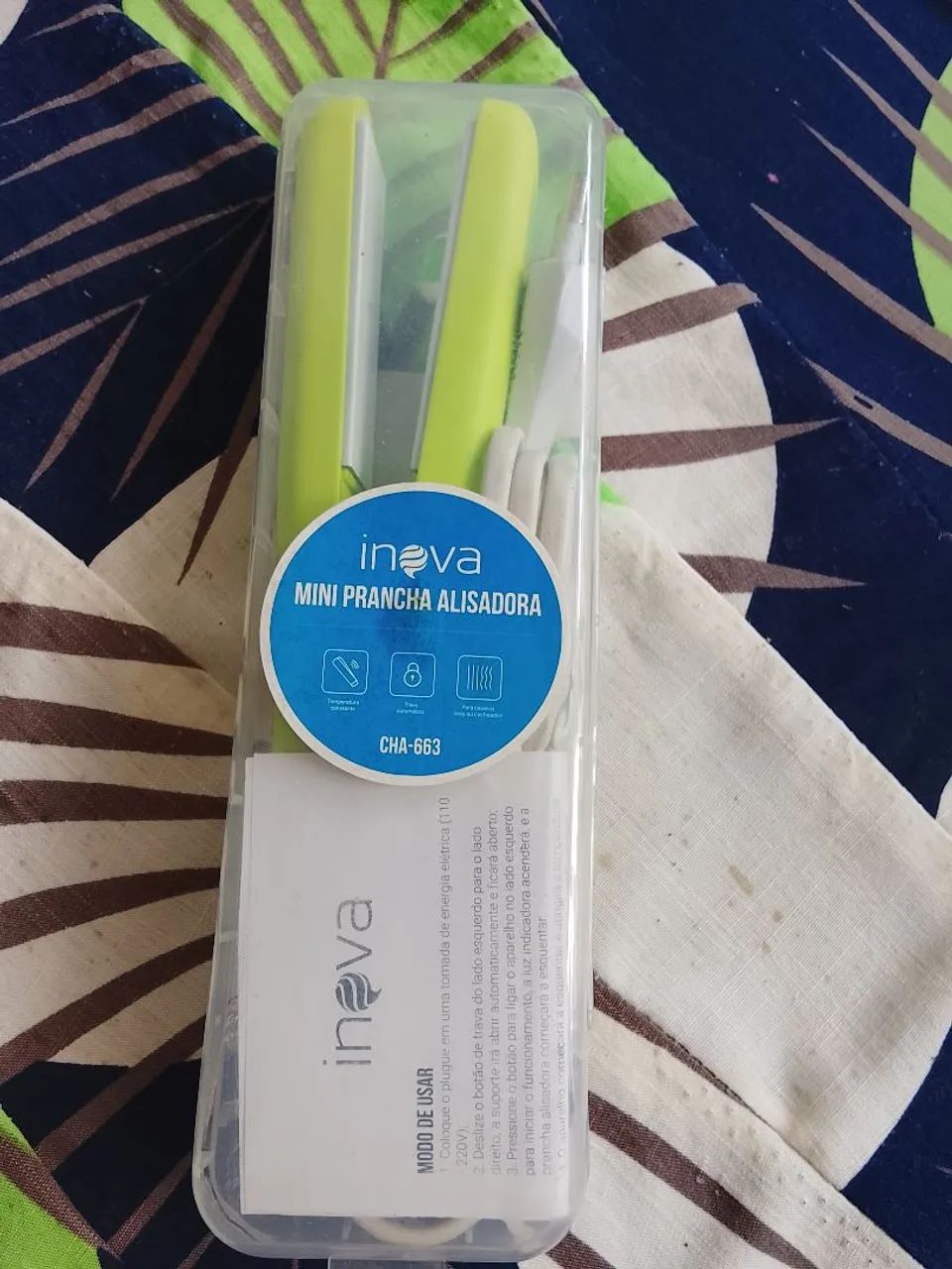 Mini prancha Alisadora de viagem 