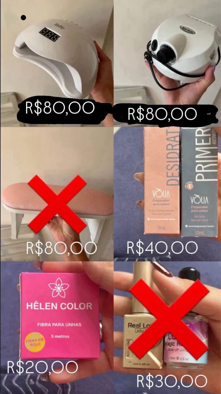 Estou vendendo produtos de unhas R$300,00 - Foto 3