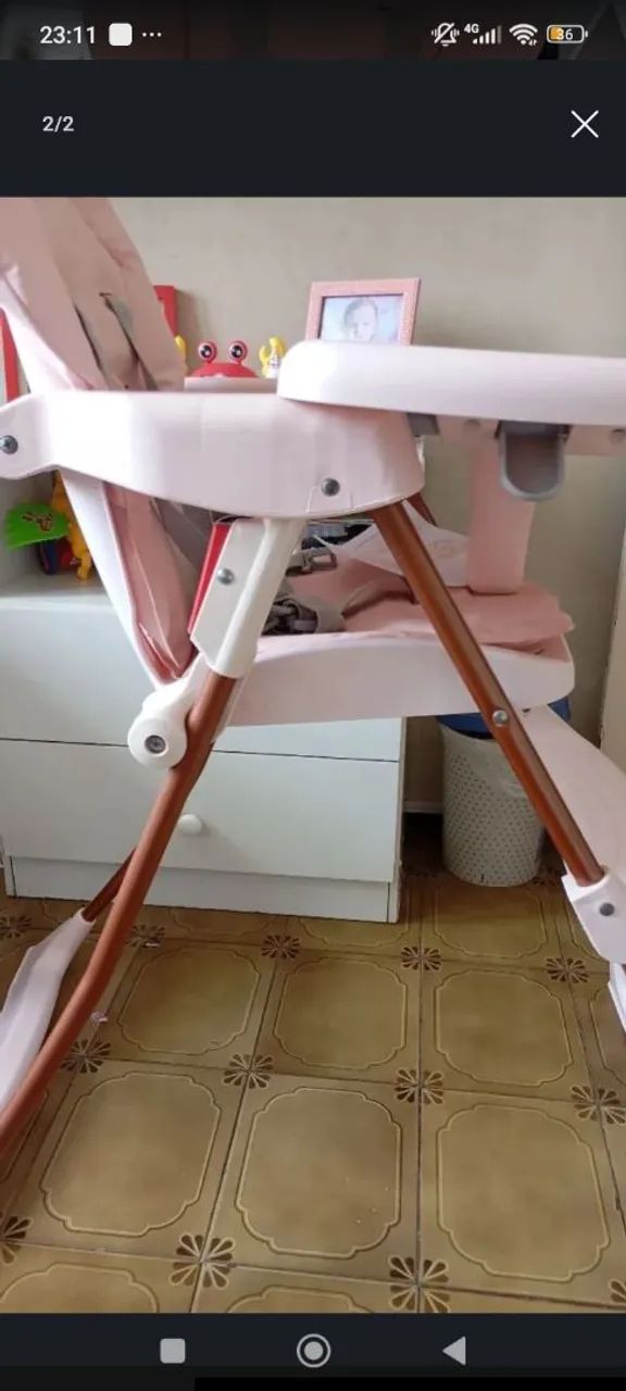 Vendo uma cadeira de alimentar - Foto 2