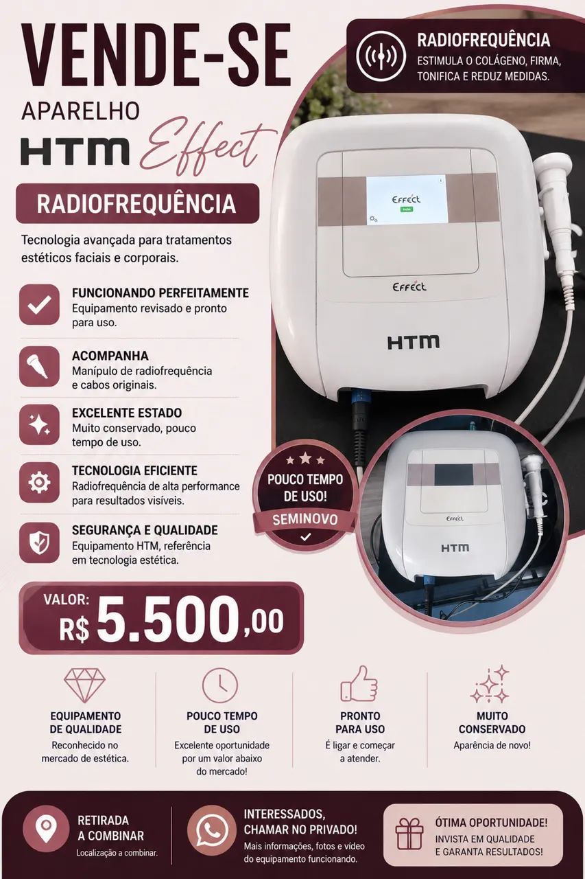Radiofrequência HTM EFFECT - Foto 2
