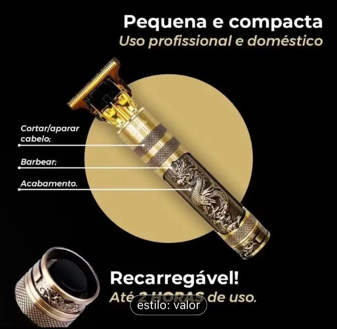 Máquina de corte de cabelo  - Foto 3
