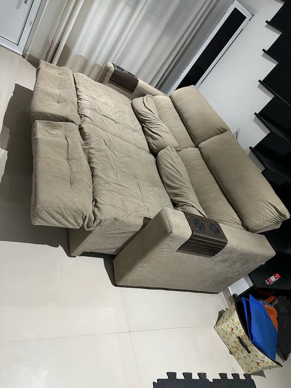 Sofá reclinável 