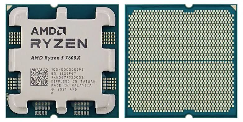 CPU AMD Ryzen5 7600X CPU AM5 6C12S Processador AMD Ryzen 5 7600X, 6 Núcleos, 5.3GHz, AM5, DDR5, PCIe