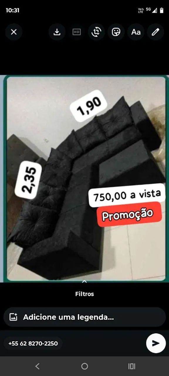 Sofa novo direto da fábrica 