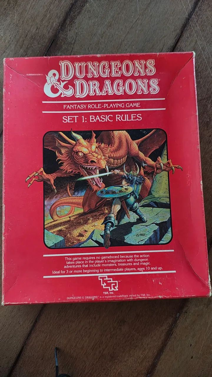 Caixa Dungeons & Dragons Set 1: Basic Rules 1011 - Hobbies e