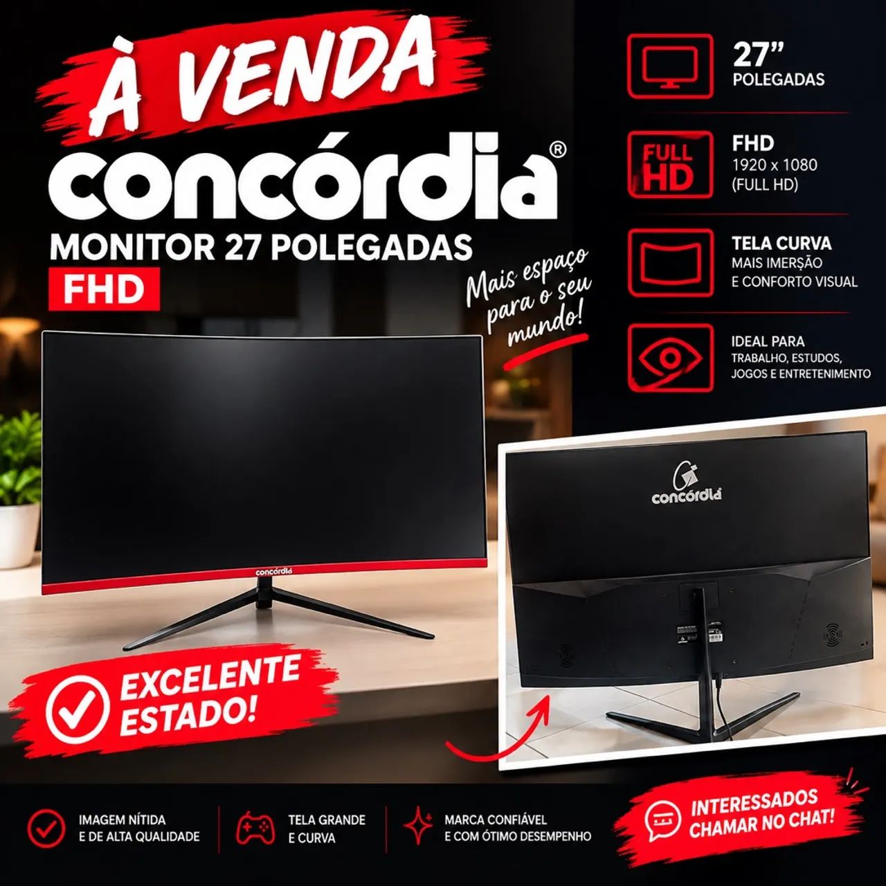 Vende-se Monitor