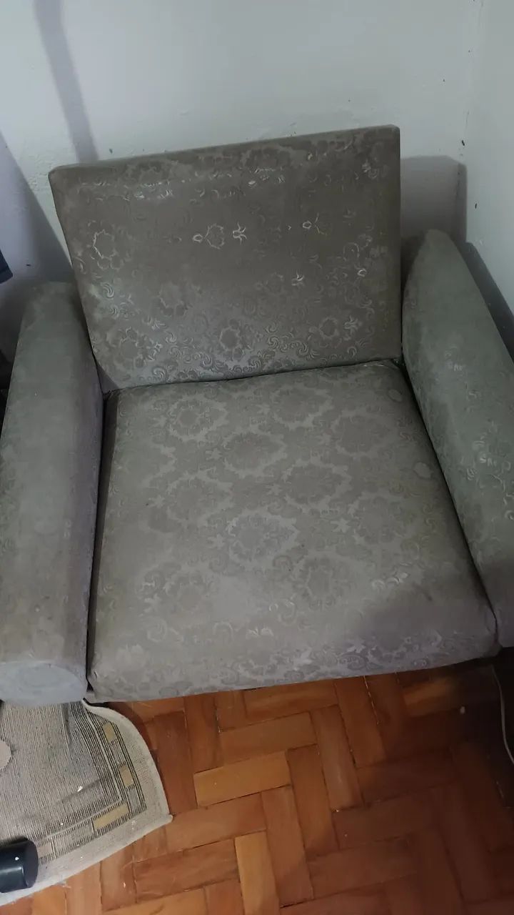 Poltrona madeira vintage  - Foto 2