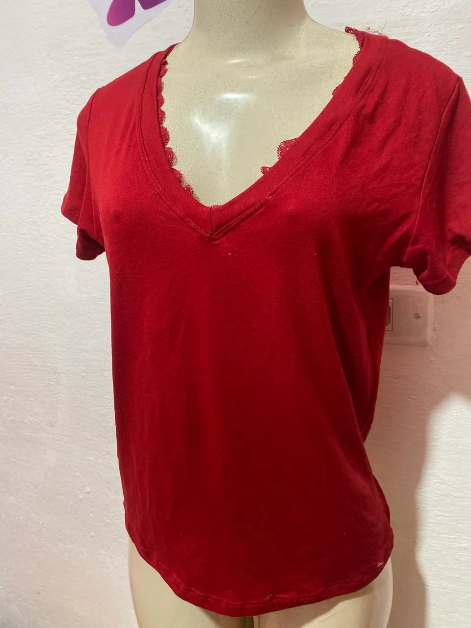 Kit com 3 blusas em suede confortável  - Foto 2