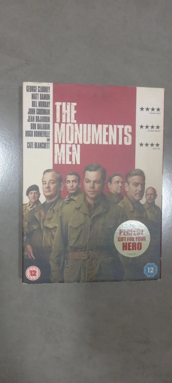 The monuments men DVD em inglês 