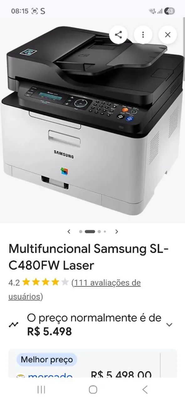 Impressora laser multifuncional C480 - Foto 2