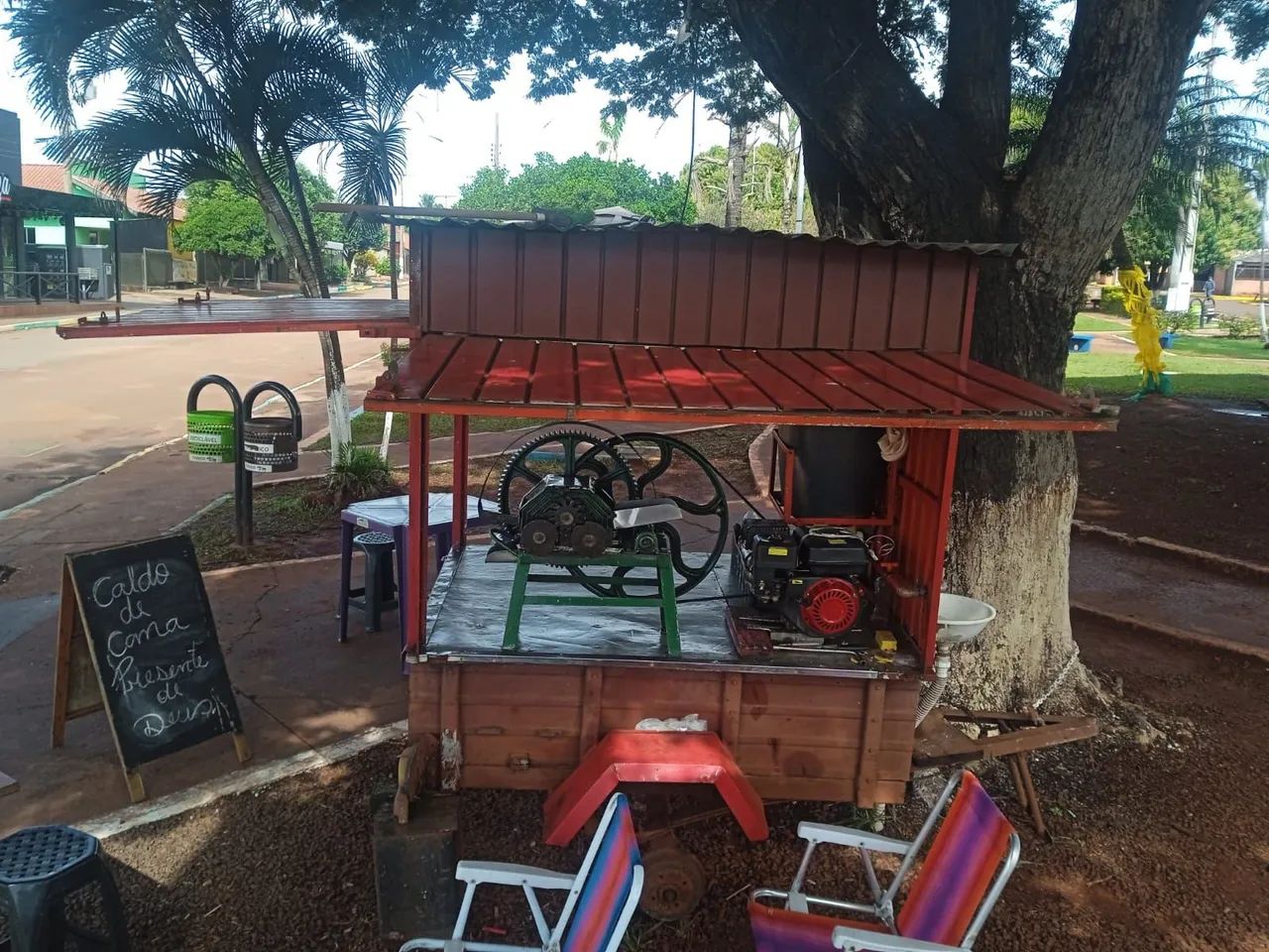 Trailer de caldo de cana, engenho a gasolina  - Foto 2