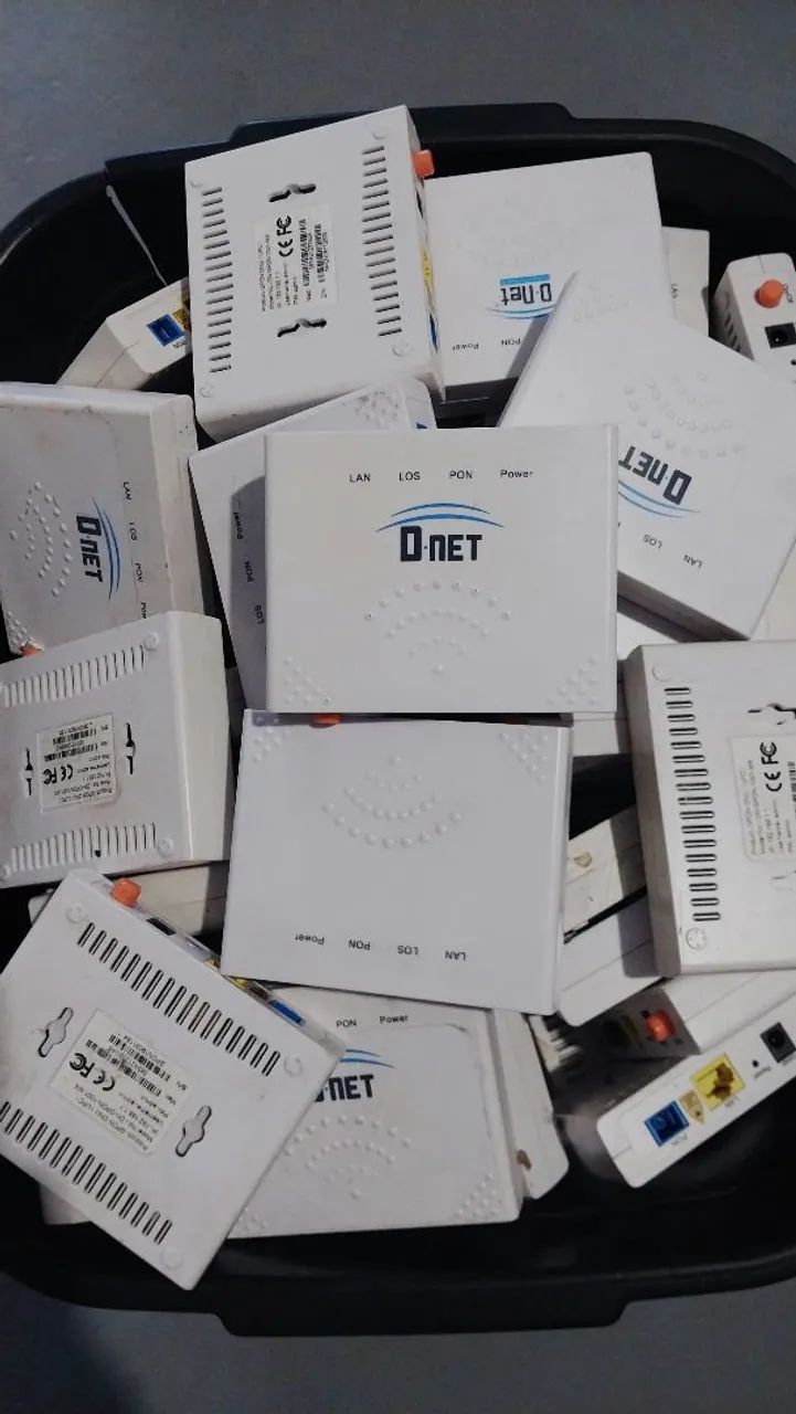 Lote com 20 und Onu Dnet Gpon Giga