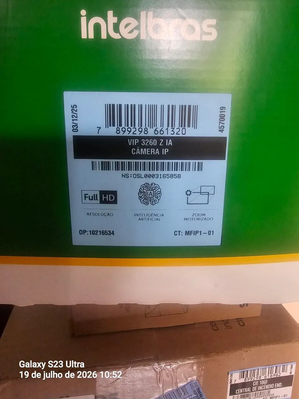 Câmera IP VIP 3260 Z IA - Intelbras
