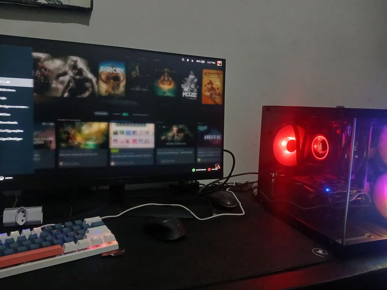 Troco pc gamer em notebook gamer 