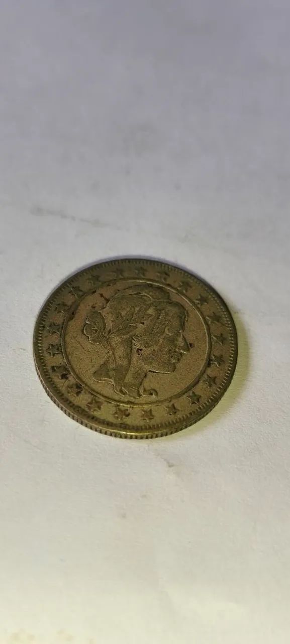  moeda Prata 2.000 Réis do ano de 1924 - Foto 3