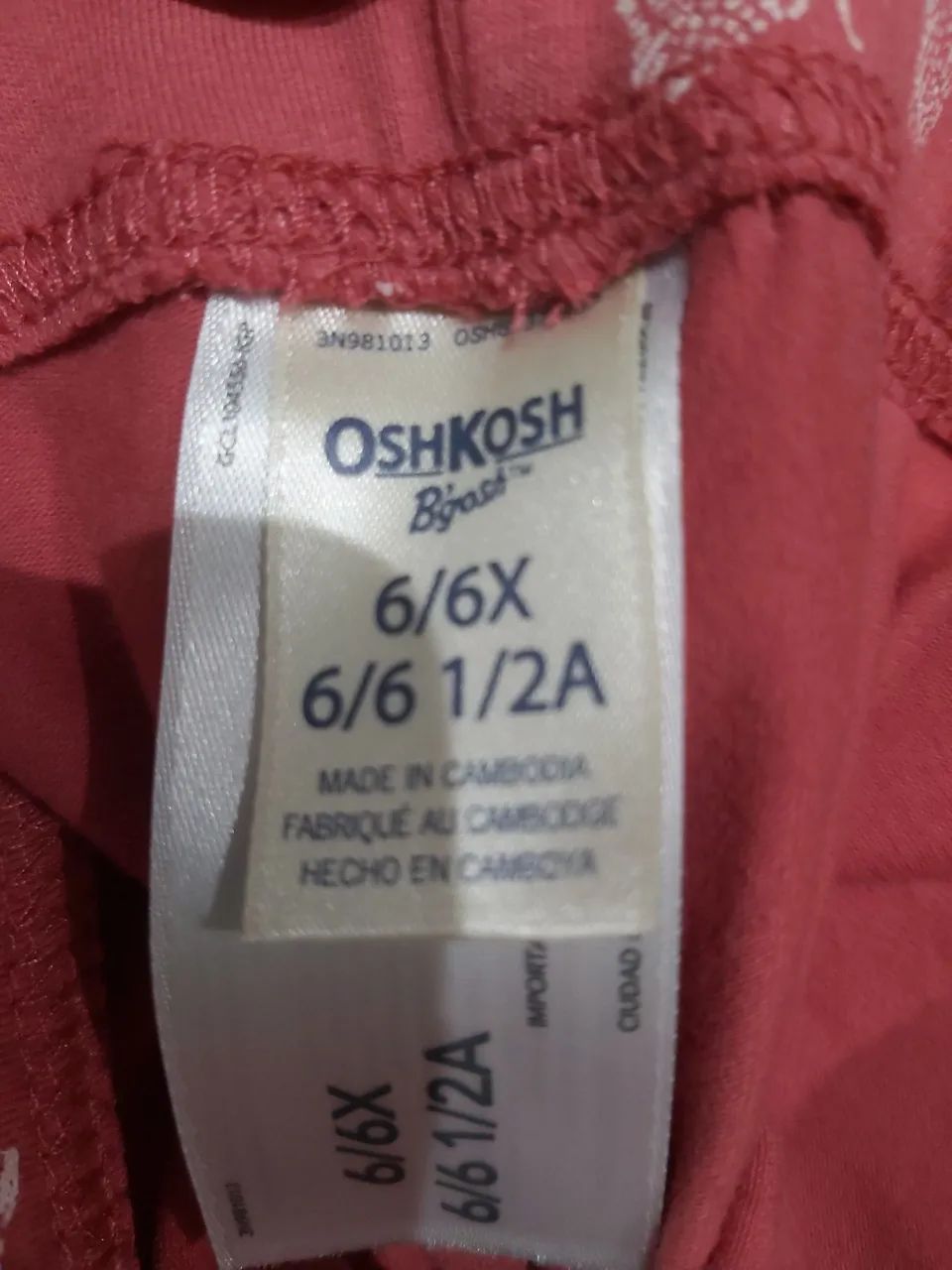 Calça OSHKOSH (carters) 6 anos NOVA - Foto 2