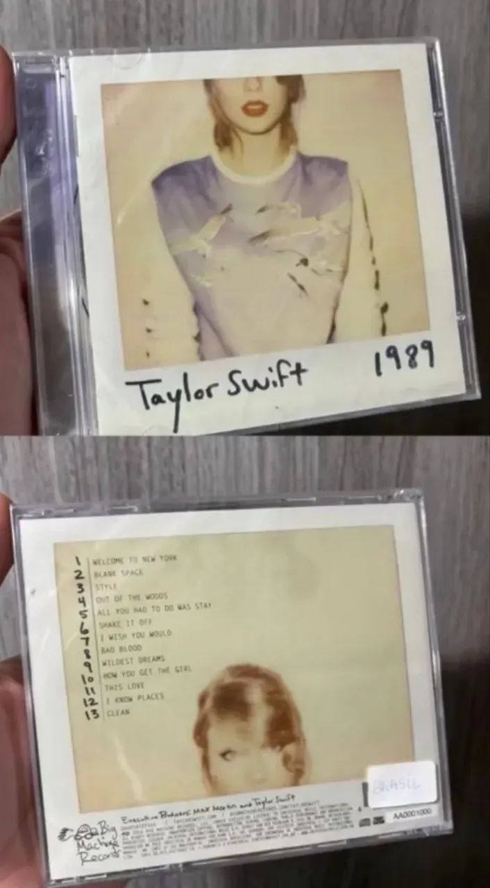Taylor Swift - TTPD Collector CD [The Black Dog] + CD 1989 AA1000