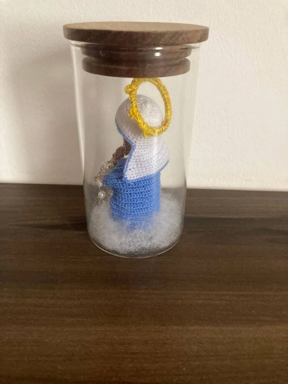 Amigurumi Nossa Senhora das Graças  - Foto 2