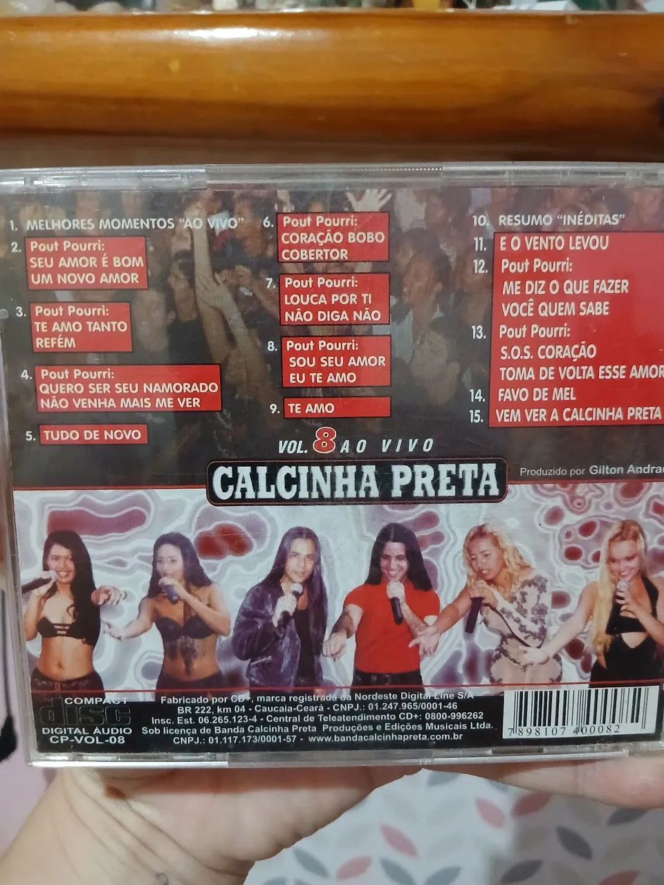 CD - Calcinha Preta, Vol. 8 - Foto 2