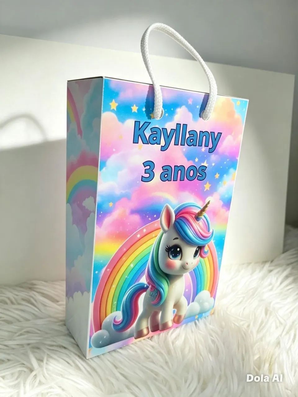 Sacolinha personalizada qualquer tema, unicórnio  - Foto 2