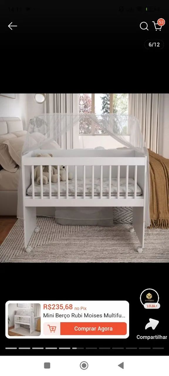 Meu ni berço e bebe conforto 