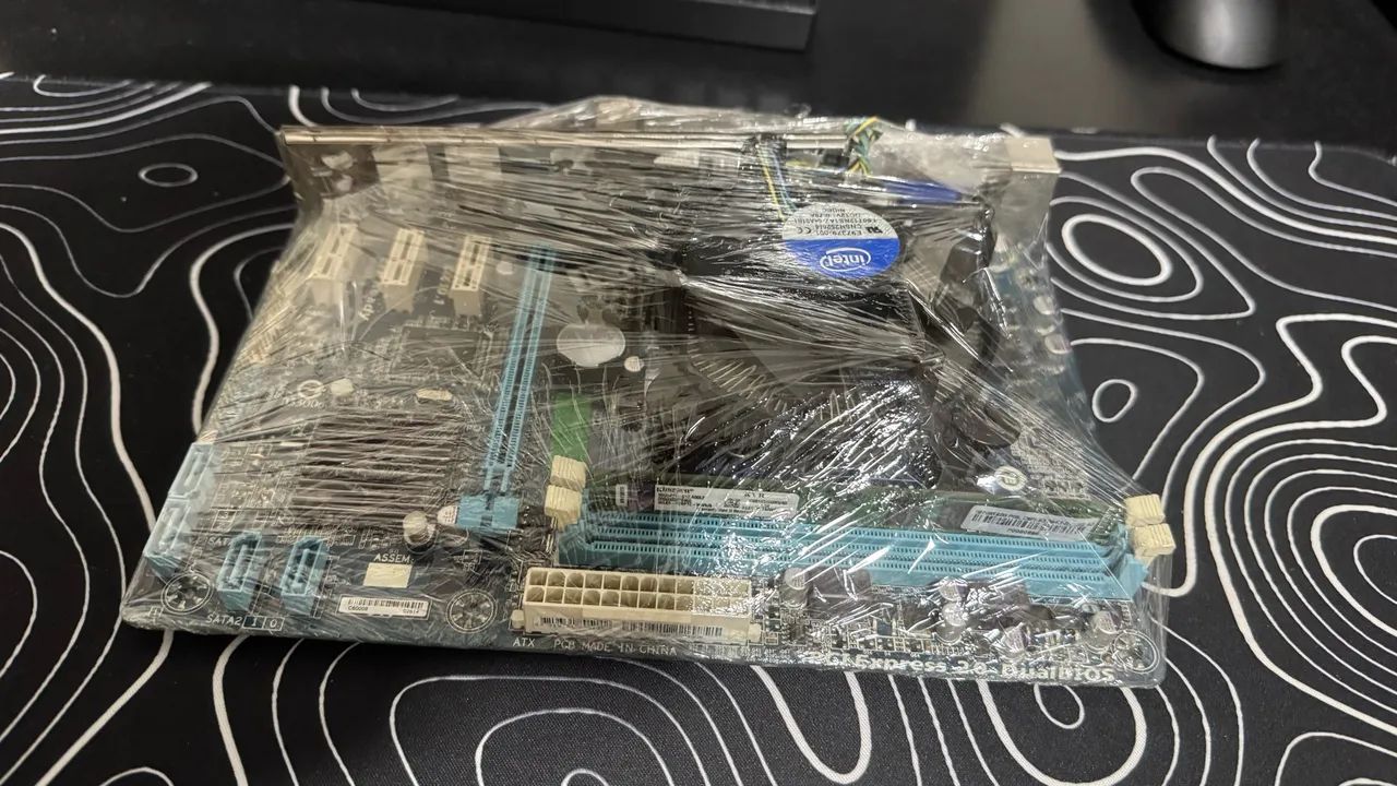 Kit placa mãe e processador  - Foto 3
