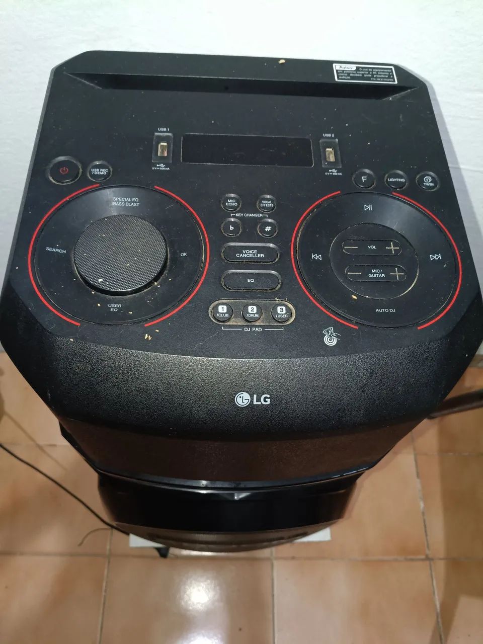 Caixa de som lg xboom ótimo estado  - Foto 2