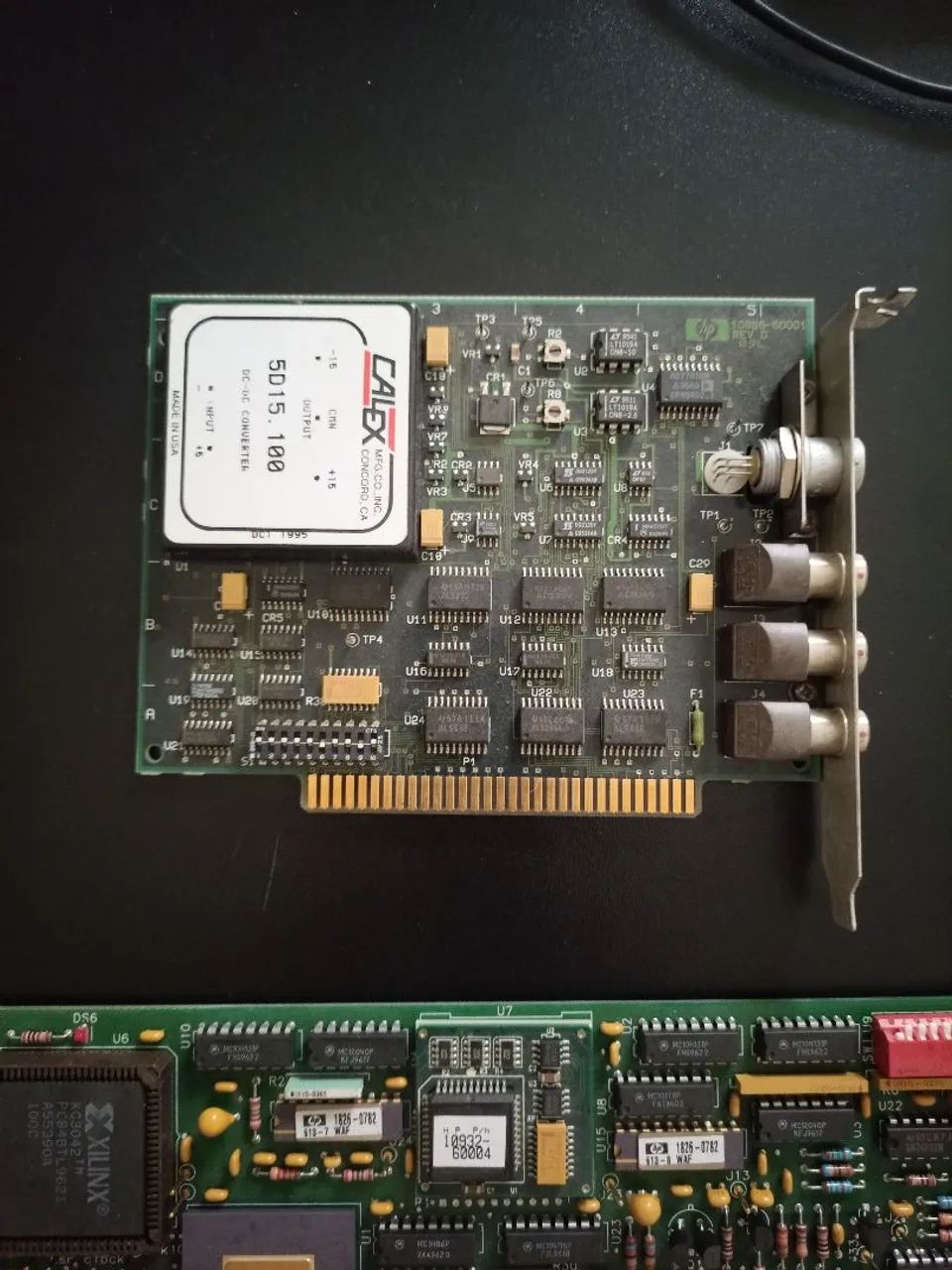 Placa antiga ISA HP 5529A Calibração Laser - Foto 3