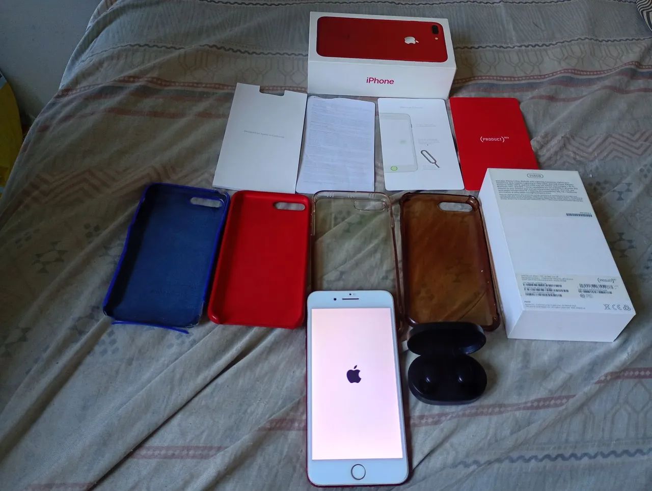 iPhone 7 Plus Red 256gb lindo - Foto 4