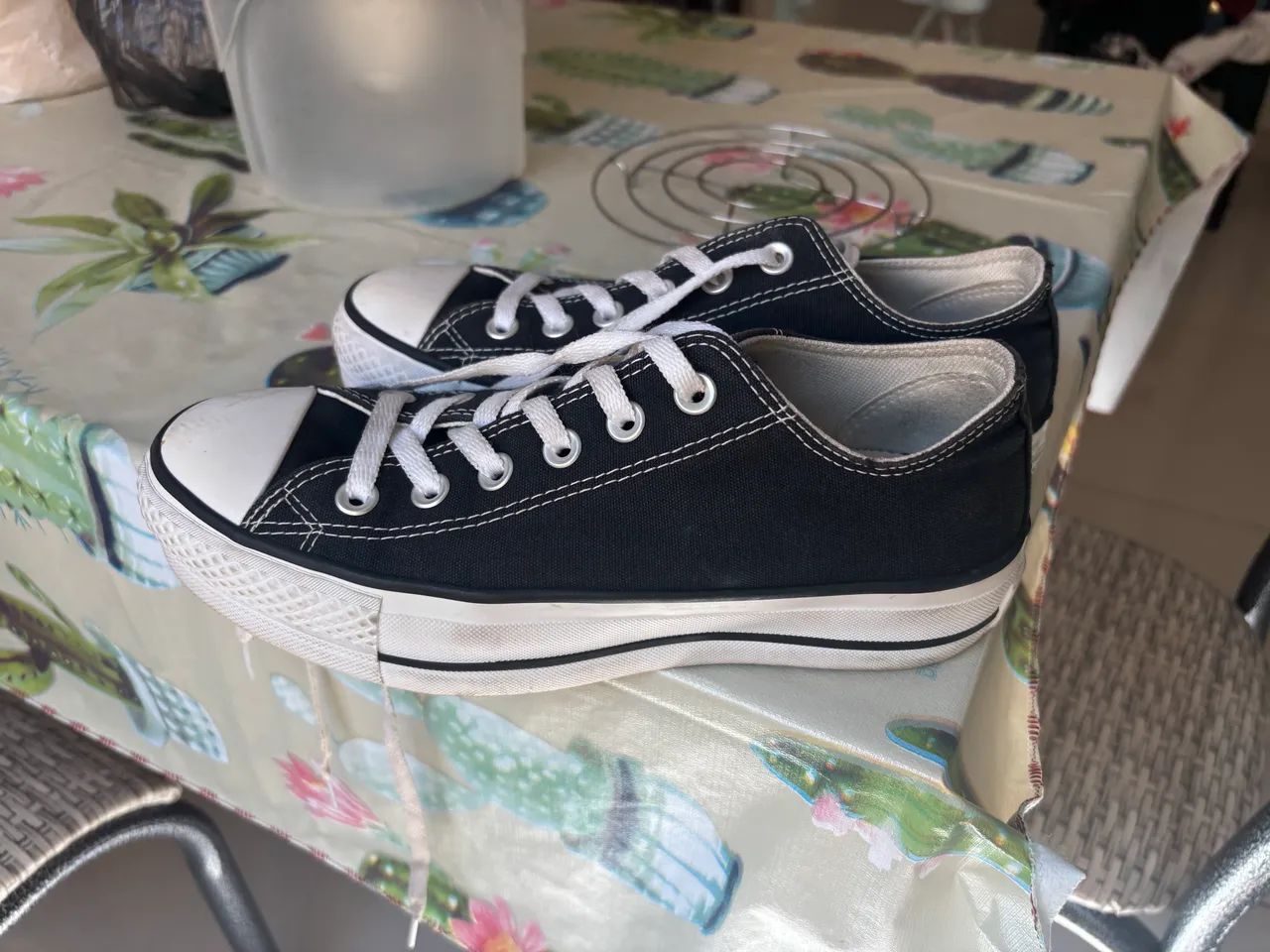 Tênis All Star de Plataforma Tamanho 37 - Foto 2