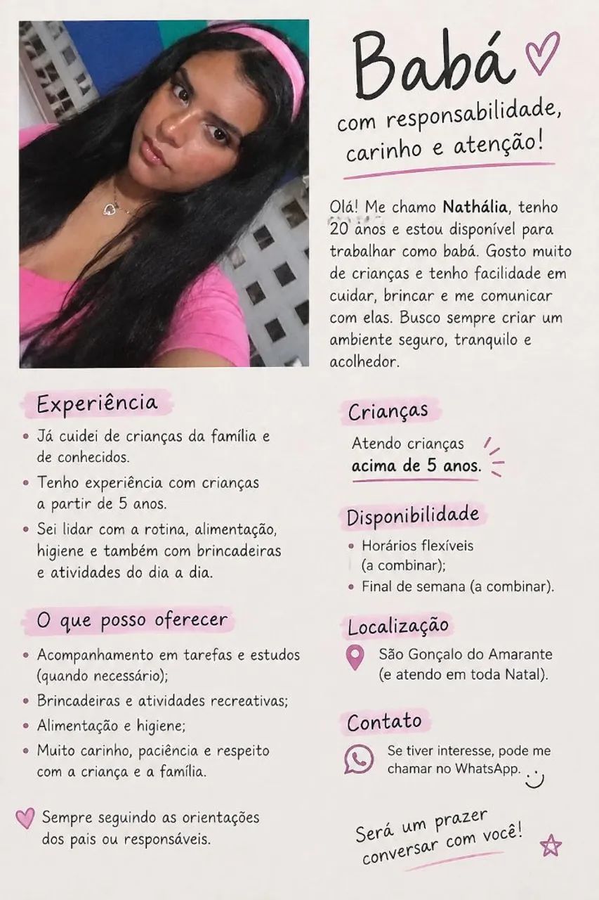 Babá a domicílio 