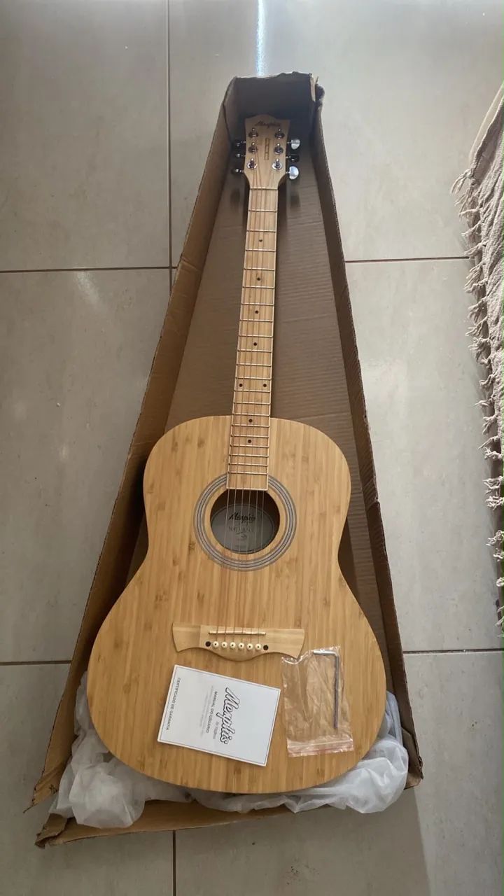 Vendo violão memphis bambu naturale  - Foto 2