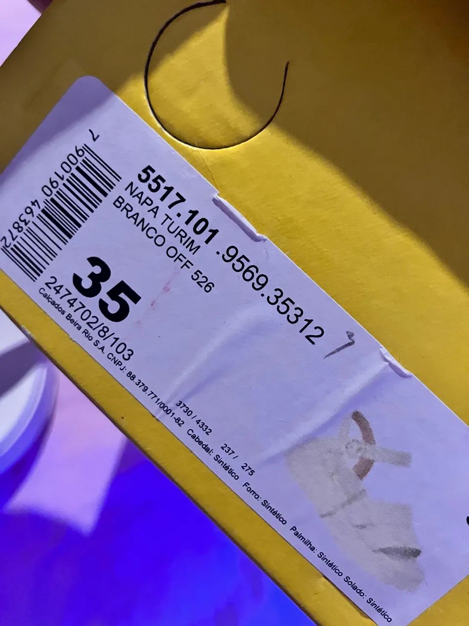 Sandália plataforma Moleca Off White número 35 NOVA - Foto 4