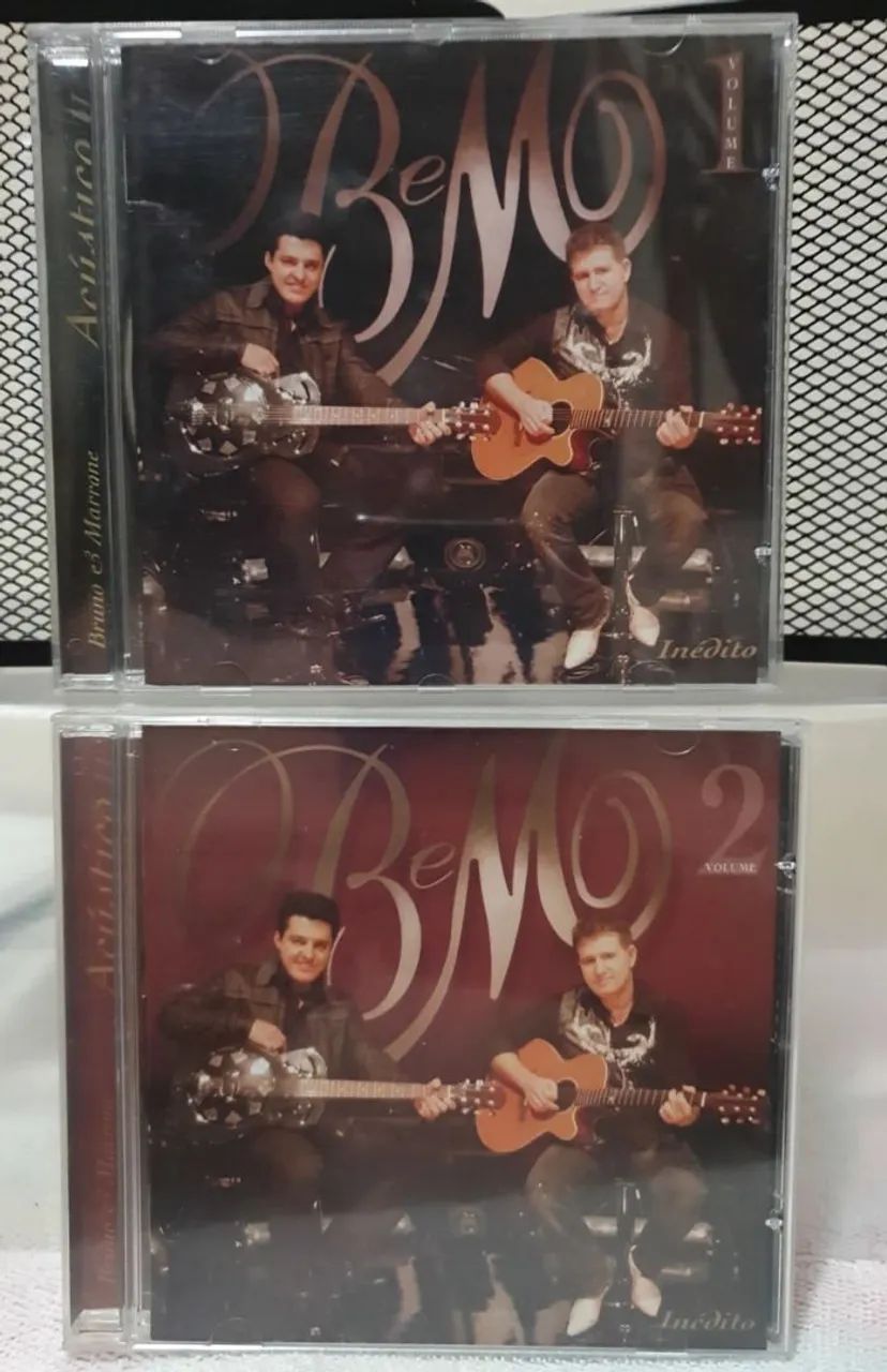 Lote CDs Bruno e Marrone Acústico II volumes 1 e 2