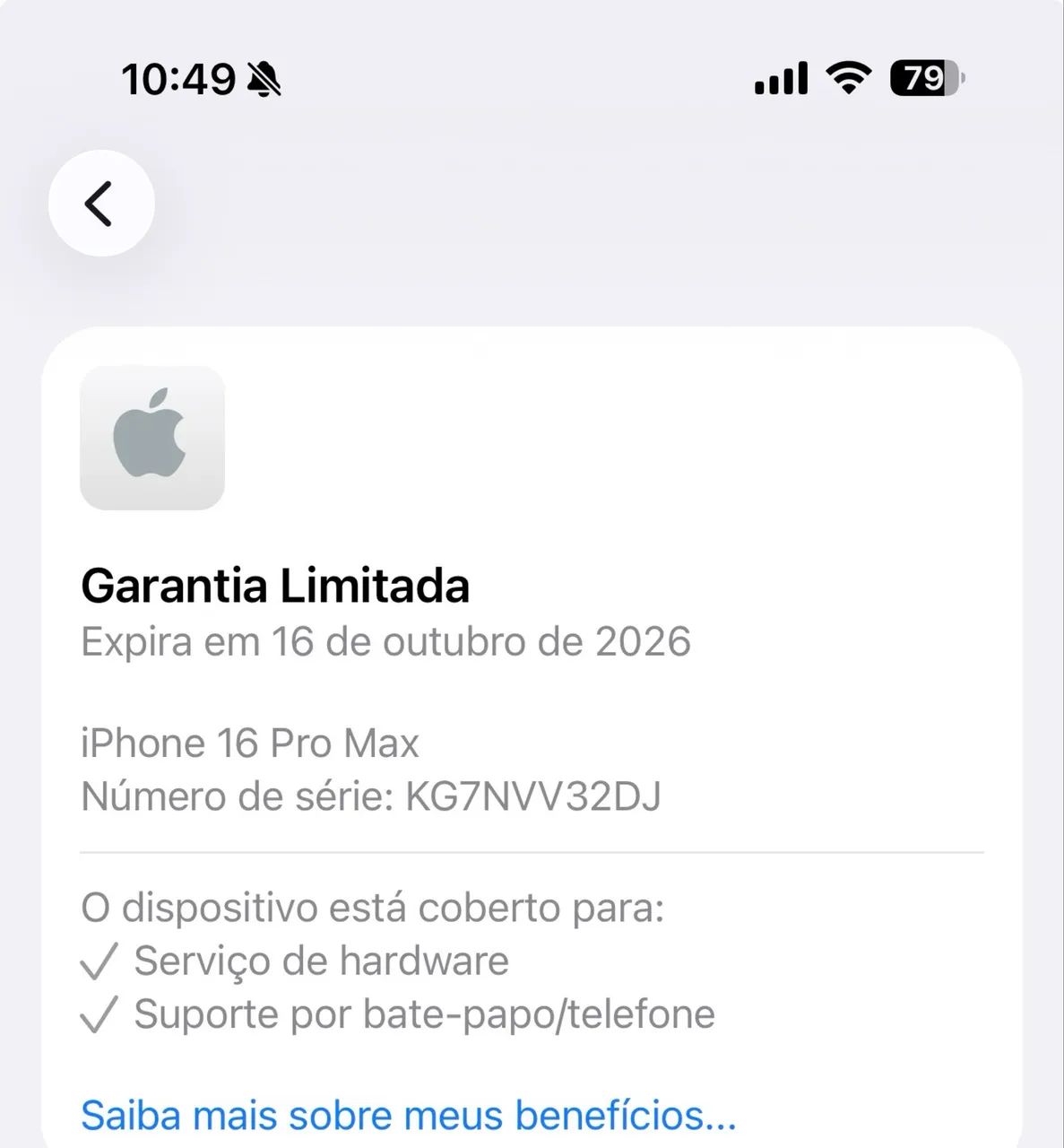 iPhone 16 Pro Max 256 NOVÍSSIMO- garantia até 10/2026 - Foto 3