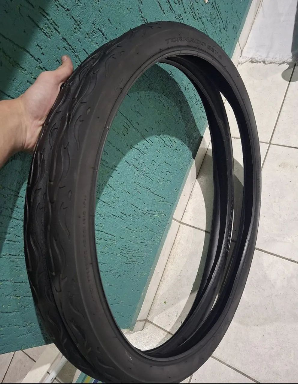 PAR DE PNEU PIRELLI FLAME ARO 26 - Foto 2