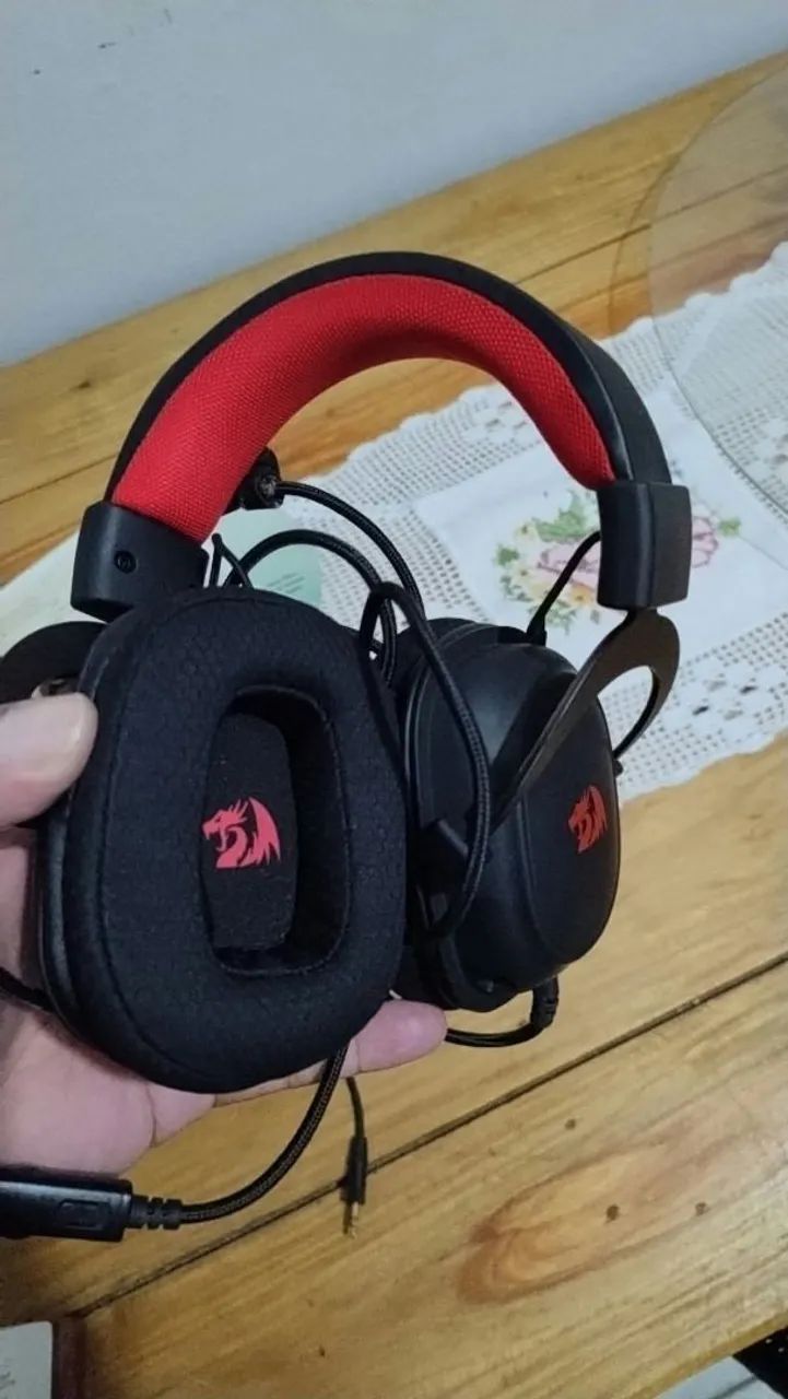 Headset redragon Zeus lite e mouse ajazz aj139 v2 - Foto 4
