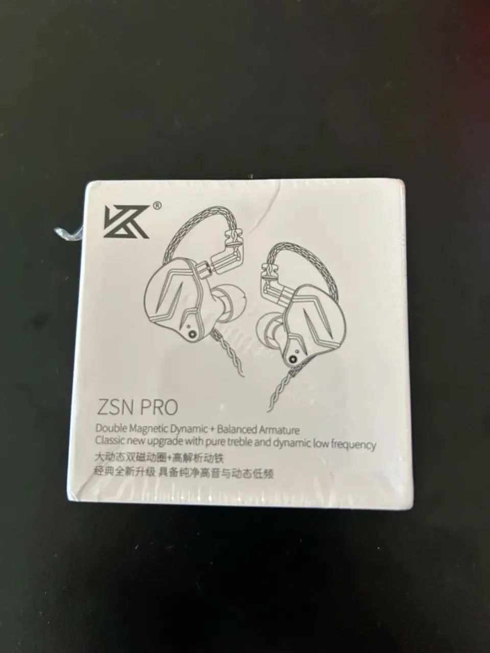Fone KZ ZSN PRO com microfone 