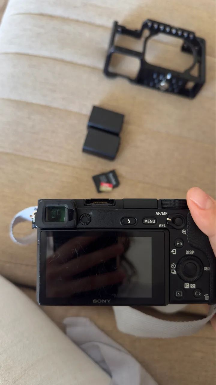 Câmera Sony 6300 e acessórios  - Foto 5