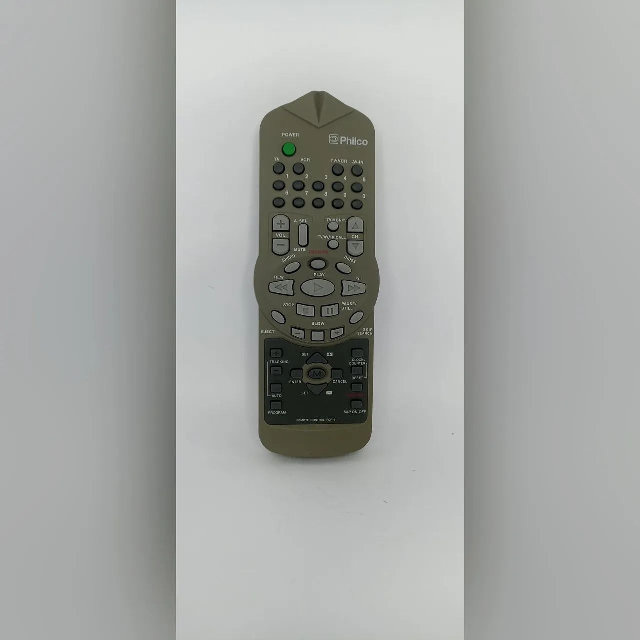 Controle remoto tv + vídeo cassete Philco original 