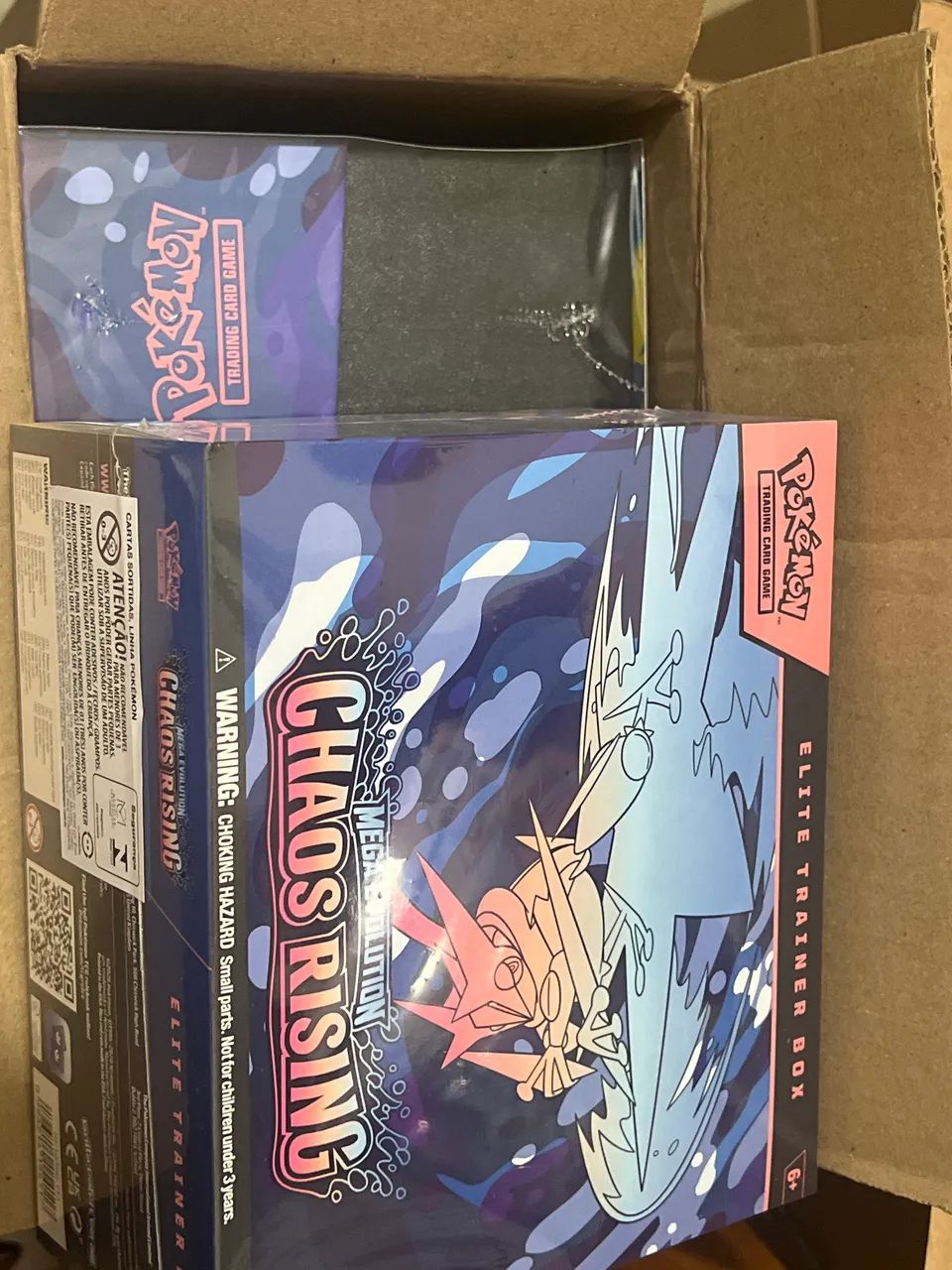 Kit com 2 Elite Trainer Box - Chaos Rising - Hobbies e coleções