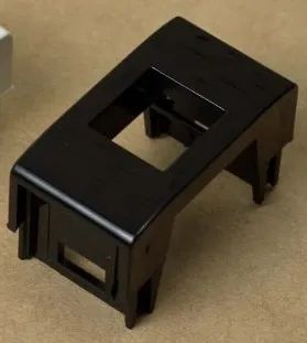 MÓDULO P/ INFORMÁTICA RJ-45-MD45C ESPELHO PARA KEYSTONE SEM CONECTOR PRETO - PEZZI - Foto 3