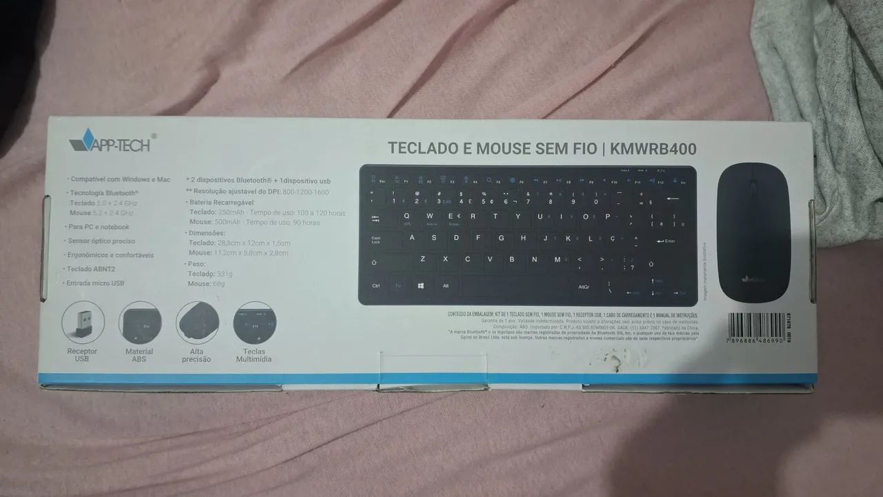 Mouse e teclado Bluetooth 