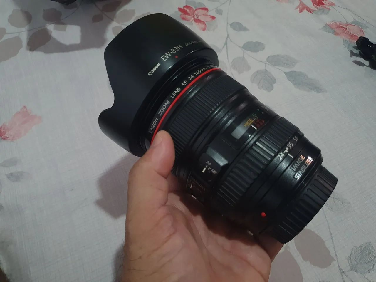 Canon EF 24-105mm L f4 lente impecável.  - Foto 4
